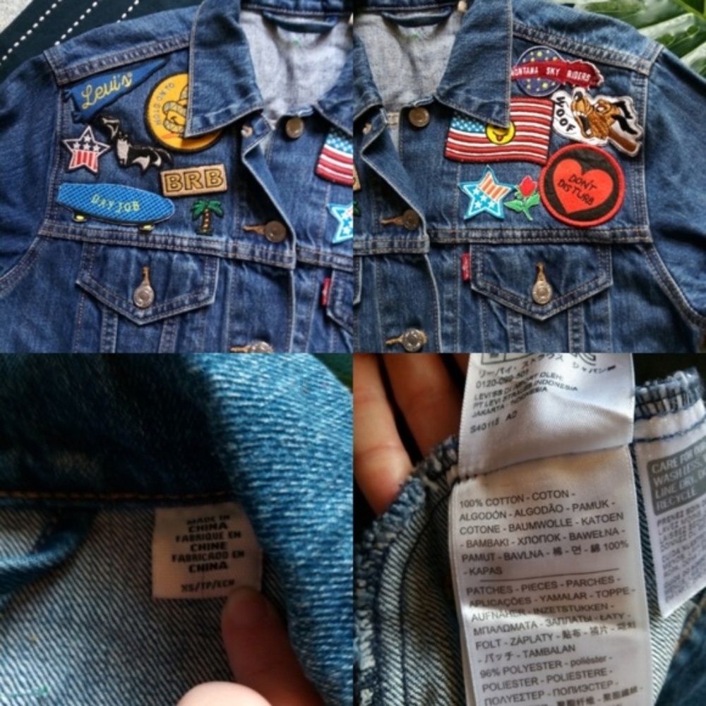 {Levi’s} Limited Ex-Boyfriend Trucker Jacket Patch - Picture 4 of 6